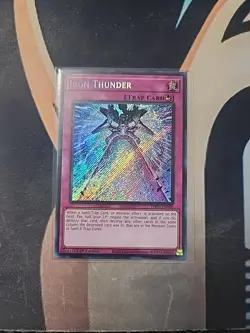 Iron Thunder PHNI-EN080 1st Edition Secret Rare NM Yugioh  - Image 1