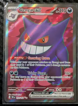 Gengar ex 193/162 Temporal Forces UR Pokemon Card NM Condition - Image 1