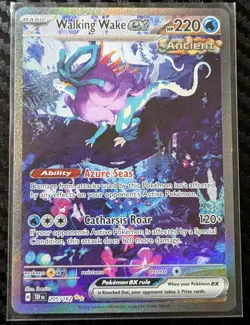 Walking Wake ex 205/162 Temporal Forces SIR Pokemon Card NM Condition - Image 1
