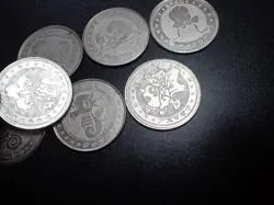 Pokemon Card Meiji Promo Battle Coin x7 Seadra Kingler etc #5483 - Image 8