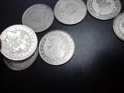 Pokemon Card Meiji Promo Battle Coin x7 Seadra Kingler etc #5483 - Image 9