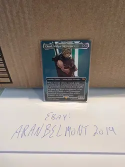 Cloud, Midgar Mercenary #375 (Borderless) FOIL Final Fantasy MTG  - Image 1