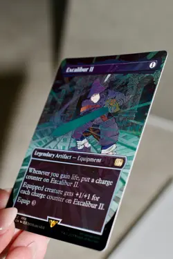 Excalibur II (Borderless) Final Fantasy Foil MTG NM - Image 2