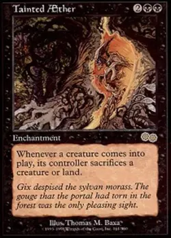 1x Tainted Aether Heavy Play, English Urza's Saga MTG Magic - Image 1