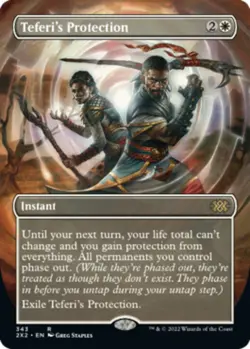 Teferi's Protection - Borderless NM, English MTG Double Masters 2022 - Image 1