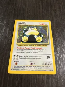 Pokemon TCG Snorlax - Jungle 11/64 - NO SYMBOL ERROR - HOLO - Image 4