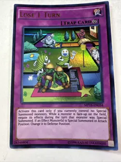 Yugioh Lose 1 Turn MP16-EN034 Ultra Rare LP - Image 3
