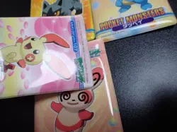 Pokemon Bandai Promo Waterproof Bathroom Menko Card x4 Bagon Plusle etc #5544 - Image 11