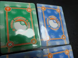 Pokemon Bandai Promo Waterproof Bathroom Menko Card x4 Bagon Plusle etc #5544 - Image 15