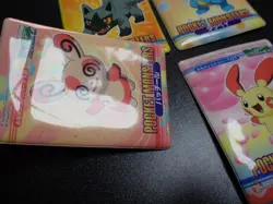 Pokemon Bandai Promo Waterproof Bathroom Menko Card x4 Bagon Plusle etc #5544 - Image 6