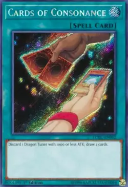 *** CARDS OF CONSONANCE *** SECRET RARE LCKC-EN092 MINT/NM YUGIOH! - Image 2