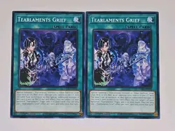 Yu-Gi-Oh! TCG 2x Tearlaments Grief Darkwing Blast DABL-EN056 1st Edition Common - Image 1
