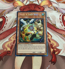 Yugioh Droll & Lock Bird Alt Art RA02-EN006 Secret Rare 1st Edition NM - Image 2