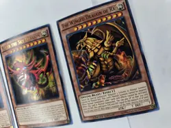 Yugioh Slifer, Obelisk, Winged Dragon of Ra God Set Ultra Limited Ed LDK2 LP 3x - Image 1