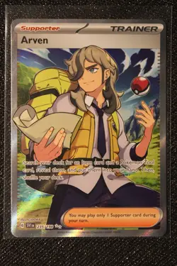 Pokemon TCG Arven 235/198 Sv01: Scarlet & Violet Base Set Holo Near Mint - Image 1