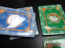Pokemon Bandai Promo Waterproof Bathroom Menko Card x4 Meowth Shelgon etc #5536 - Image 20