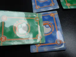 Pokemon Bandai Promo Waterproof Bathroom Menko Card x4 Meowth Shelgon etc #5536 - Image 22