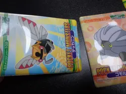 Pokemon Bandai Promo Waterproof Bathroom Menko Card x4 Meowth Shelgon etc #5536 - Image 5
