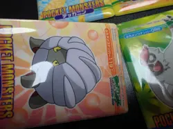 Pokemon Bandai Promo Waterproof Bathroom Menko Card x4 Meowth Shelgon etc #5536 - Image 10