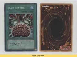 Brain Control 1st Ed. YuGiOh The Lost Millenium #TLM-EN038 2005 READ u3f - Image 6