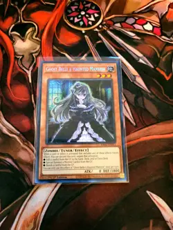 YUGIOH TCG GHOST BELLE HAUNTED MANSION RA01-EN011 SECRET 1ST EDITION - Image 3