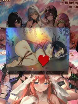 Waifu CCG Goddess Story Double Sided Anime Card Waifu Card Holo Demon Slayer - Image 3