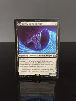 Magic The Gathering MTG - Cecil, Dark Knight / Redeemed Paladin - FIN - Image 1