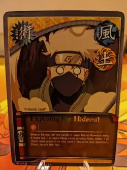 Exposing the Hideout 638 - Naruto CCG Card Rare  - NM - J-638 - Image 3