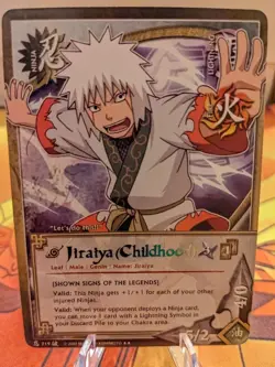 Jiraiya (Childhood) 719 - Naruto CCG Card Rare  - NM - N-719 - Image 1