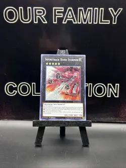 YUGIOH INFINITRACK RIVER STORMER SECRET RARE INCH-EN007 1ST EDITION HOLO NM - Image 1