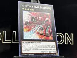 YUGIOH INFINITRACK RIVER STORMER SECRET RARE INCH-EN007 1ST EDITION HOLO NM - Image 11