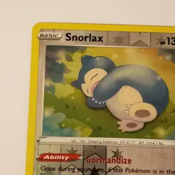SNORLAX 131/185 Reverse Holo Rare Vivid Voltage Pokémon Card Near Mint - Image 3