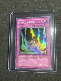 YUGIOH TRAP JAMMER IOC-110 Rare 1996 - Image 3