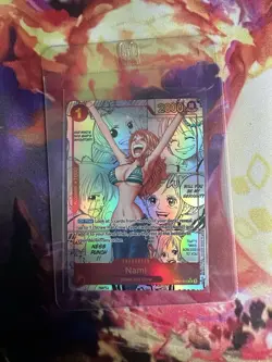 Nami OP01-016 Manga PRB One Piece Card English Clean New - Image 2