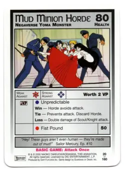 Sailor Moon CCG Premiere Cards YOU PICK Common & Promo Vintage Dic Dart 2000 - Image 19
