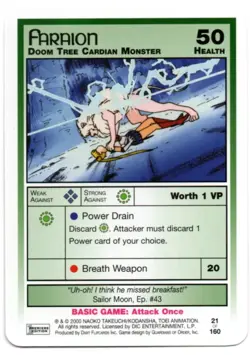 Sailor Moon CCG Premiere Cards YOU PICK Common & Promo Vintage Dic Dart 2000 - Image 20