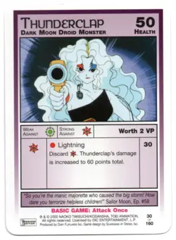 Sailor Moon CCG Premiere Cards YOU PICK Common & Promo Vintage Dic Dart 2000 - Image 29