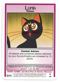 Sailor Moon CCG Premiere Cards YOU PICK Common & Promo Vintage Dic Dart 2000 - Image 34