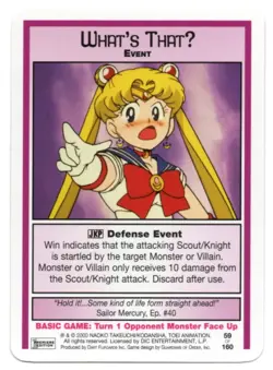 Sailor Moon CCG Premiere Cards YOU PICK Common & Promo Vintage Dic Dart 2000 - Image 52