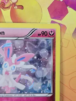 CRACKED ICE Sylveon 72/111 (PLAYED) - HOLO VARIANT XY Furious Fists Pokemon Card - Image 15