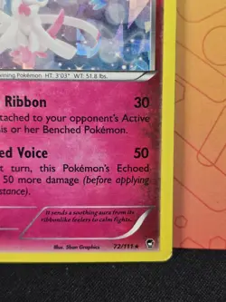 CRACKED ICE Sylveon 72/111 (PLAYED) - HOLO VARIANT XY Furious Fists Pokemon Card - Image 16