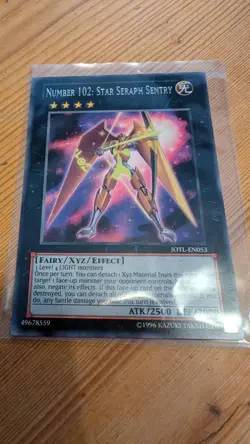 Number 102: Star Seraph Sentry - Rare - JOTL-EN053 - Yugioh Card - Image 1