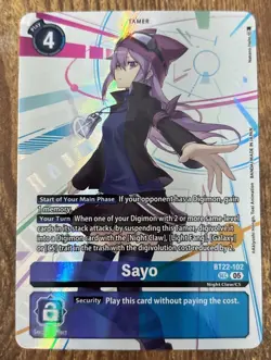 Digimon Card Game Sayo BT22-102 SEC Cyber Eden - Image 1