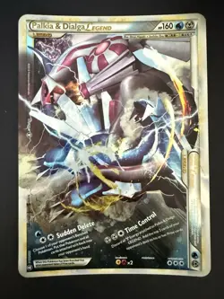 Palkia and Dialga Legend Oversize Jumbo Pokemon Card 102/102 Holo Rare! - Image 1