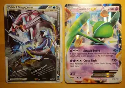 Pokemon TCG JUMBO Cards Bundle: Palkia & Dialga Legend 102/102, Gallade EX XY45 - Image 1