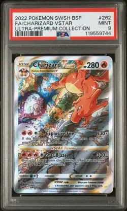 PSA 9 Mint! Charizard VSTAR SWSH262 SWSH: Sword & Shield Promo Cards Holo! - Image 3
