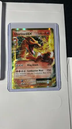 Pokémon TCG Charizard-EX Evolutions Holo Card 12/108 Rare EX - Image 1