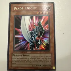 Yu-Gi-Oh Secret Rare Blade Knight Ct1-en002 Eng Old near Mint Limited Edition - Image 3