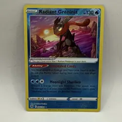 Radiant Greninja 046/189 Swsh10: Astral Radiance Holo Tcg LP Collectible Card - Image 1