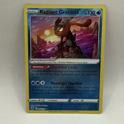 Radiant Greninja 046/189 Swsh10: Astral Radiance Holo Tcg LP Collectible Card - Image 3